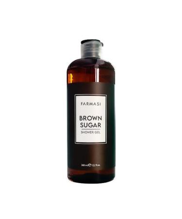 Farmasi FARMASI Brown Sugar Shower Gel - Luxurious Cleansing Experience with Moisturizing Benefits 12.2 fl.oz