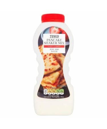 Tesco Pancake Shaker Traditional Mix (155G X 5) |fast and fluffy pancakes. | premium product | 1pack for 6 Servings |good helthy product |