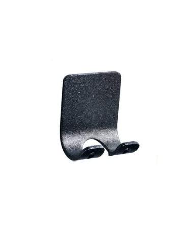 Razor holder hook punch -free shaver holder waterproof bathroom razor holder hook for shower razor plug key kitchen utensils towel bathrobe (black)