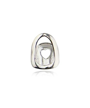 Single Braces Dental Grills Gold Plated Hiphop Single Tooth Cap Top Bottom Dental Grill Teeth Caps Cosplay Braces 23 One Size