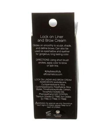 e.l.f. Lock On Liner and Brow Cream in Espresso for Women - 0.17 oz (Pack of 2) - Buy Online on GoSupps.com