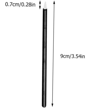 TOVINANNA 300 Pcs Disposable Eyeliner Cosmetic Eye Sticks Gel Liner Eyeliner Gloss Wand Black Artificial Fiber 1 count (Pack of 1) Blackx3pcs - Buy Online on GoSupps.com