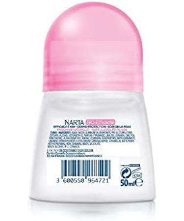 NARTA - Women's Organic Roll-on Deodorant 50ml - Pack of 4 - Buy Online on GoSupps.com