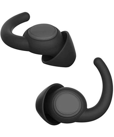 Ear Plugs for Sleeping Noise Reduction Ear Plugs 2 Pairs Comfortable Silicone Ear Plug Sound Blocking Earplugs for Sleep Snoring Swimming Concert Musician Construction Shooting