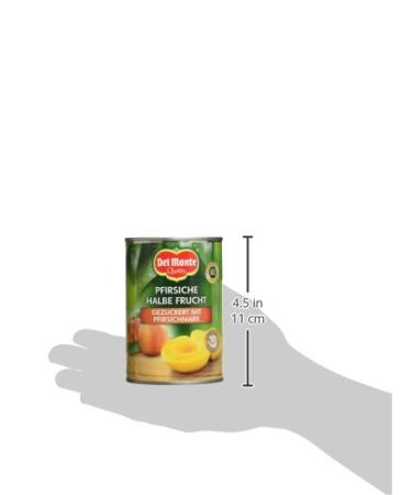 Buy Del Monte Peaches 1/2 Fruit in Pulp - Pack of 12 Cans (420g Each) | International Shipping Available - Buy Online on GoSupps.com