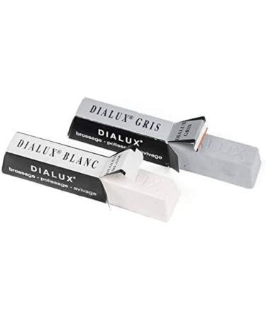 Dialux Metal Polishing Compound White and Grey 4oz - High-Quality Polish for Metal Surfaces - Buy Online on GoSupps.com