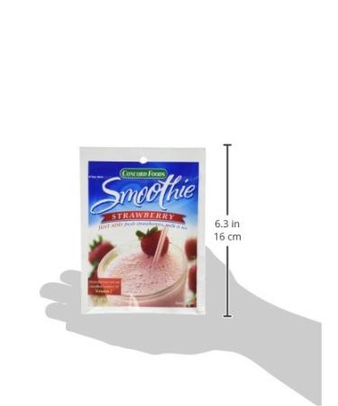 Strawberry Smoothie Mix 2 oz - Pack of 4 | Delicious Blend for Refreshing Smoothies - Buy Online on GoSupps.com