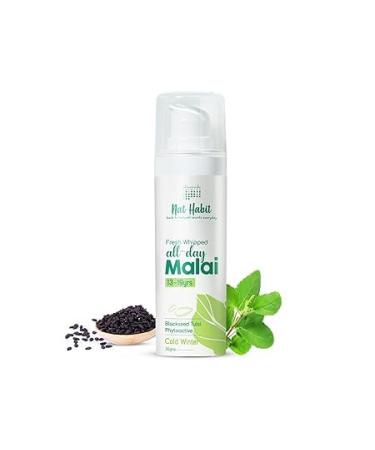 Black Seed Face Malai Cream moisturizer with Tulsi PhytoActive - For Cold Winter Weather suitable to all skin type (13 to 19 years 30g)