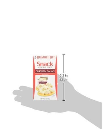 Bumble Bee Chicken Salad Snack on the Run Kit - Pack of 3, 3.5oz - Ready to Eat Protein Snack with Crackers & Spoon - Shelf Stable & Convenient - Buy Online on GoSupps.com