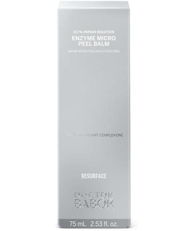 DOCTOR BABOR Enzyme Micro Peel Balm | Gentle Peeling Balm for Radiant Skin | Effective Exfoliation with Papain Enzyme & Sugar Peeling Grains | Vegan | 75ml - Buy Online on GoSupps.com