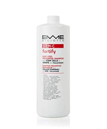 EmmeDiciotto Fortify Hair Loss Preventive Shampoo 1L