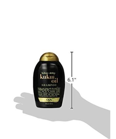 OGX Hydrate + Defrizz Kukui Oil Shampoo - 13 Ounce | Nourishing & Smooth Hair | International Shipping Available - Buy Online on GoSupps.com