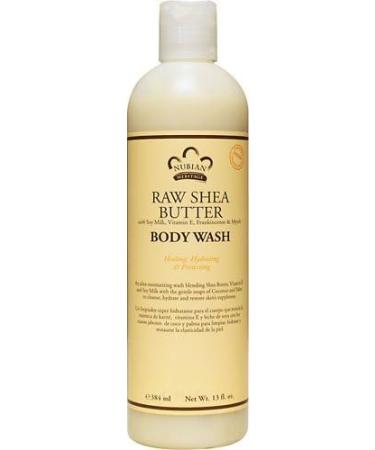 Nubian Heritage Raw Shea Butter Body Wash 13 oz | Nourishing & Moisturizing | International Shipping - Buy Online on GoSupps.com