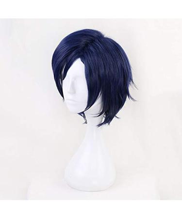 Tenya Iida Blue Short Wig - Cosplay Costume from Boku No Hero Academia | Heat Resistant Synthetic Hair for Men - Buy Online on GoSupps.com