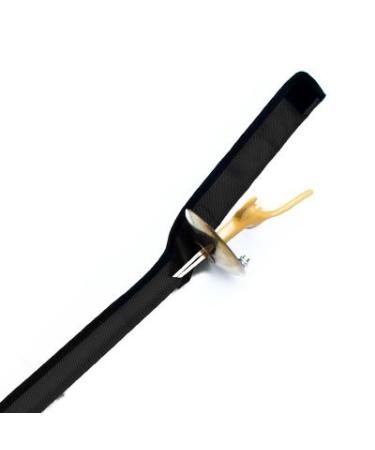 LEONARK Fencing Sword Sling Shoulder Bag for Foil Epee and Saber - Hema Longsword Bag Cover Case for Fencing Weapons Blade Bag-black