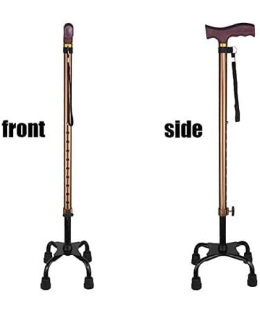 Canes Walking Stick Walking Cane Holder Walking Stick Crutch for Old Man Elderly Telescopic Stable Non Slip Lightweight Height Adjustable with 4 Feets Brown Walking Sticks for Men Or Women Made in - Buy Online on GoSupps.com