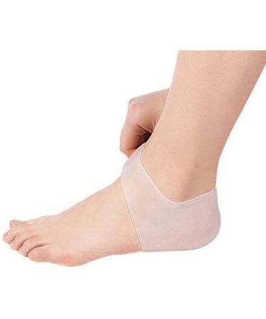 Buy Gel Heel Socks - Silicone Moisturizing Pain Relief Sleeves for Men & Women | Dry & Cracked Foot Protection - Buy Online on GoSupps.com