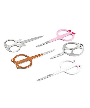 Craft Scissors 1PC Stainless Steel Eyebrow Scissor Eyelashes Nose Hair Remove Round Point Head Trimmer Personal Care Makeup Beauty Tools Scissors - Buy Online on GoSupps.com