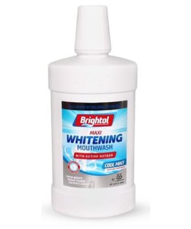 Brightol Maxi Whitening Mouthwash - Cool Mint - 16.9 oz