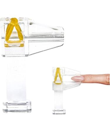 Pinch clamp set of 2 for nail design as an aid for the perfect UV gel & acrylic C-curve - Buy Online on GoSupps.com