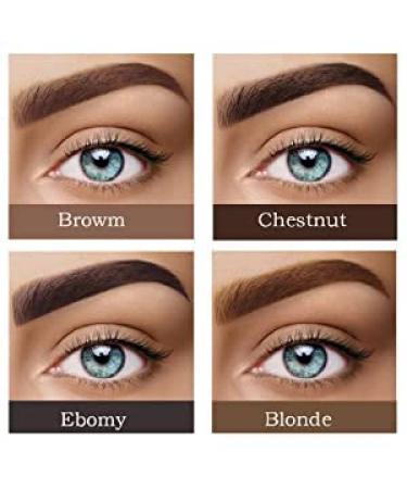 Medium Brown Eyebrow Stamp Template Kit - Waterproof Tint Set for Brides | Chestnut Color Makeup Tool - Buy Online on GoSupps.com