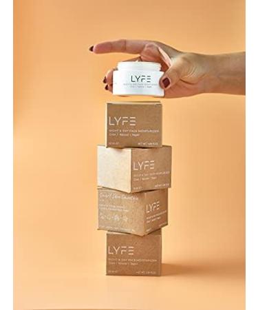 LYFE Organic Face Moisturizer Day and Night | Firming Face Care | Anti-Wrinkle | Dry Combination Mature Sensitive Skin | Vitamin C and E Jojoba Oil Almond and Apricot | 50 ml - Buy Online on GoSupps.com