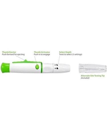 Easy Touch Diabetes Testing Kit | Glucose Meter 100 Test Strips & Lancets | Blood Sugar Monitoring Tools - Buy Online on GoSupps.com