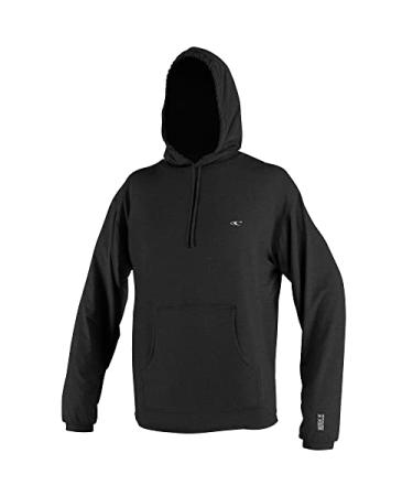 O'Neill Wetsuits Men's Hybrid Long Sleeve Sun Hoodie Black Large