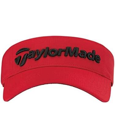 Taylormade Men's Radar Golf Visor 2022 - Red | Stylish & Comfortable | International Shipping Available - Buy Online on GoSupps.com