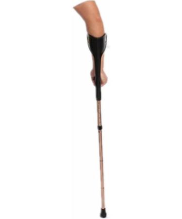 Folding Crutches Aluminum Alloy Forearm Crutches Elbow Crutches Foldable Ultra-light Aluminum Alloy Auxiliary Height Adjustable Suitable for The Elderly Brown - Buy Online on GoSupps.com