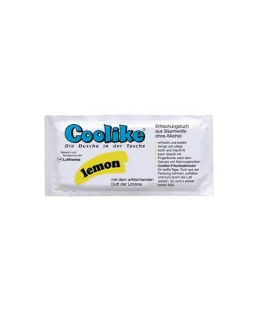 Refreshing Cotton Wipes | Pack of 10 | Lemon Scented Shower in Your Pocket - International Shipping Available - Buy Online on GoSupps.com