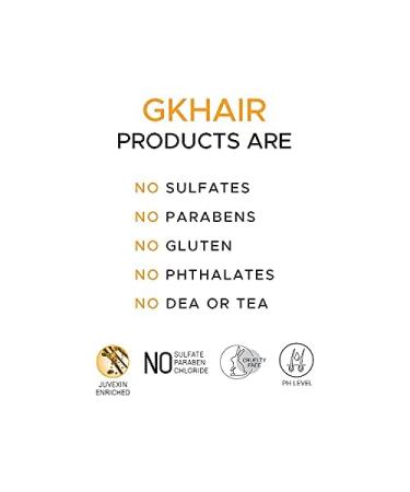 GK Hair Global Keratin Gold Shampoo & Conditioner 250ml | Moisturizing Hair Shine & Protection with Argan Oil & Shea Butter - International Shipping Available - Buy Online on GoSupps.com