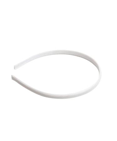 Fenteer Set of 10 Satin Headbands - Elegant Hair Jewelry for DIY Crafts - Silk Ribbon Hair Accessories in White - Buy Online on GoSupps.com