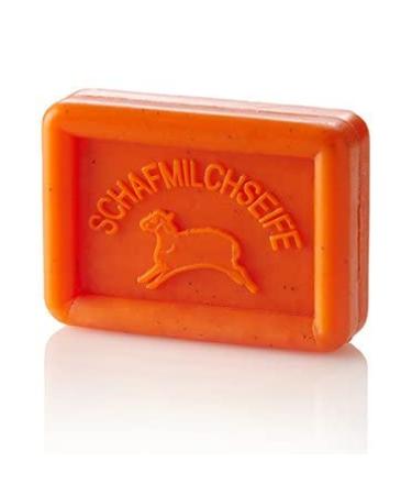 Ovis sheep's milk soap 100g -sanddorn cleaning and care with sheep's milk in pap Packaging / zero waste without microplastics or mineral oil