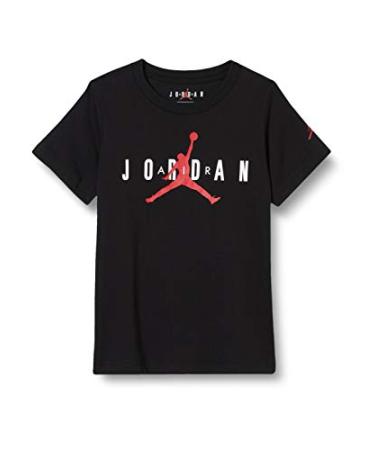Nike Jordan Logo T-Shirts (Big Kids) Black/Red X-Large