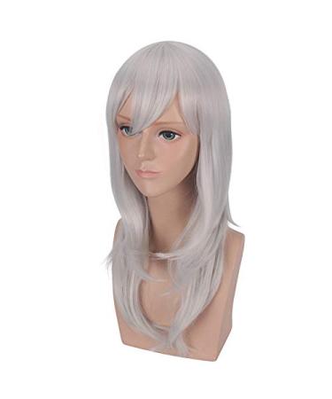 Shop Silver White Micro-Curly Wig for Volume - Ideal for Chemotherapy | Li Baifeng Phoenix Wig - Buy Online on GoSupps.com