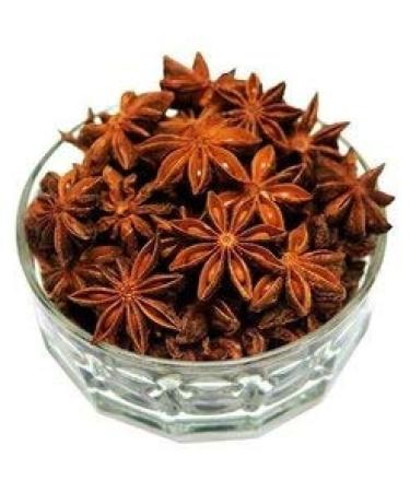 BSD Organics Spicy Natural Annachipoo/Star Anise/chakr phool for hot Beverages, stews, Savory Dishes, Boost of Flavor and More - 50 Gram / 1.7 Ounce