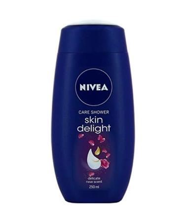 NIVEA Nivea Shower Gel for Women - Skin Delight Delicate Rose - Pack of 6 (6 x 250 ml)