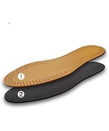 Buy Tacco 613 Luxus Thin Sheepskin Leather Insoles for Men | Anti-Odor RelaxFlex Technology | Size 10-10.5 - International Shipping Available - Buy Online on GoSupps.com