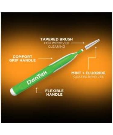 DenTek Easy Brush Fresh Mint Interdental Cleaners 16ct (Pack of 3) - Dental Care - Buy Online on GoSupps.com