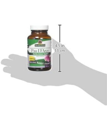 Nature's Answer Pau D'Arco 1000 mg - 90 Vegetarian Capsules for Immune Support - Buy Online on GoSupps.com