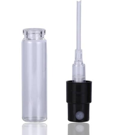 SHENGANG 2ml Atomizer Bottles - 100pcs Bayonet Type Glass Spray for Sample Perfume | Refillable Fragrance Trial Pack - Clear Color - Buy Online on GoSupps.com