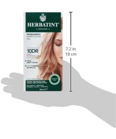 Herbatint 10DR Light Copperish Gold Hair Dye - Natural & Vibrant Color - Buy Online on GoSupps.com