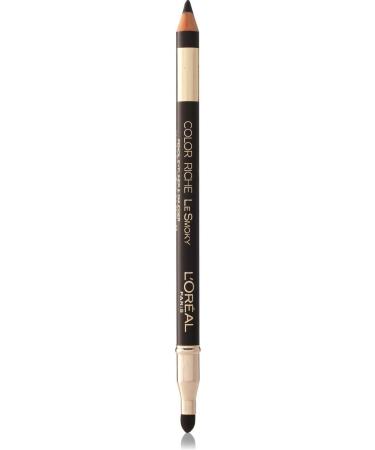 L'Or al Color Riche Le Smoky Pencil Eyeliner & Smudger 201 Black Velour 1.02 g - Buy Online on GoSupps.com