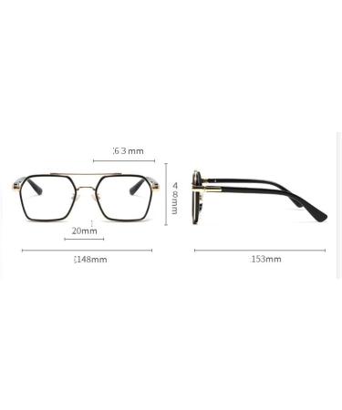 Zhuyiqz Classic Aviator Anti-Blue Light Reading Glasses - Glare-Free Computer Glasses for Women & Men in Rose Color (+0.00) - Buy Online on GoSupps.com