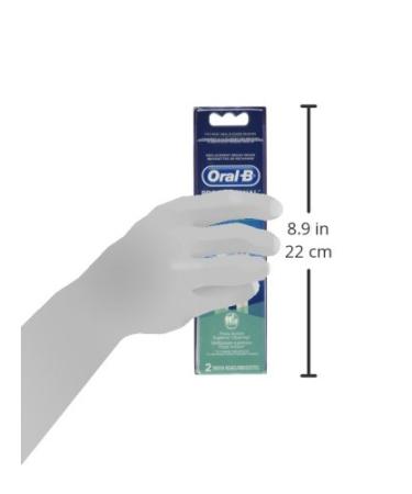 Oral-B FlossAction Electric Toothbrush Replacement Brush Heads - 2 Count Refill Pack - Buy Online on GoSupps.com