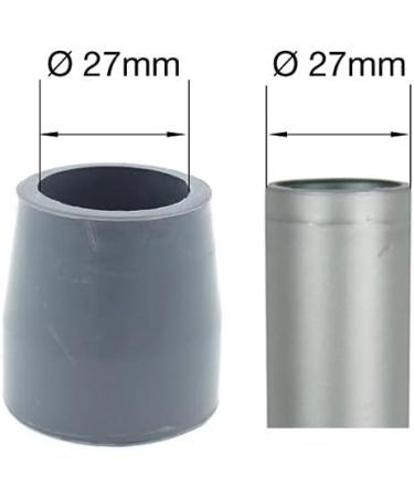 27mm Grey Rubber Ferrules for Drive Medical Folding Walking Frames - Pack of 4 by Lifeswonderful - Buy Online on GoSupps.com