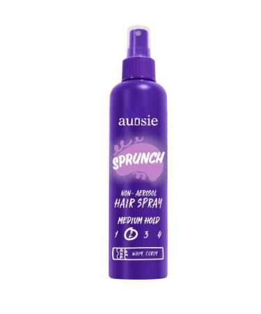 Newly Sprunch Non-Aerosol Hair Spray for Curly Hair and Wavy Hair 8.5 fl oz (1 Pack Packaging May Vary)