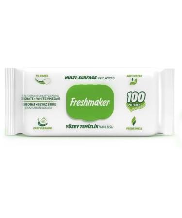 Freshmaker Surface Cleaning Wipes All-Purpose Cleaner 100 pcs