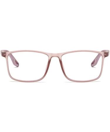 HD Anti Eyestrain Blue Light Blocking Reading Glasses for Men & Women | Flat Light Mirror Eyewear +0.00 - Buy Online on GoSupps.com